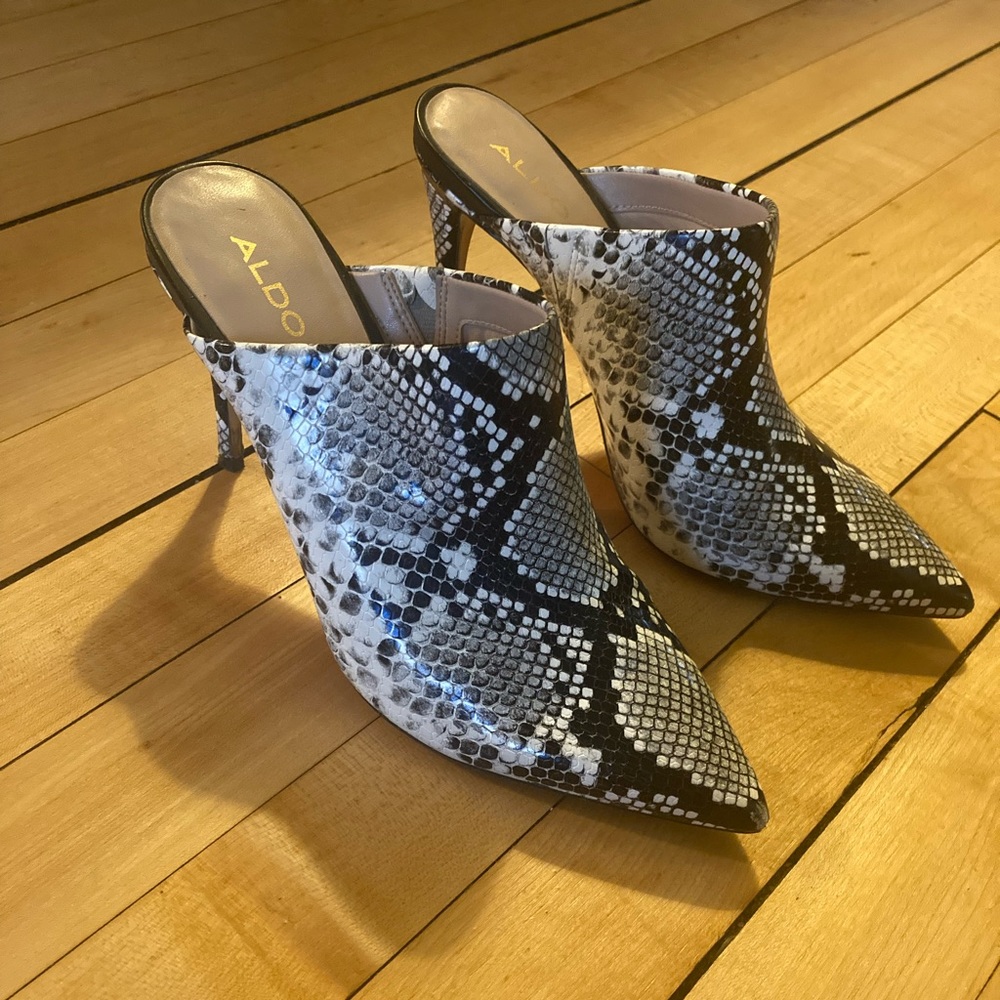 Aldo High Heel Mules